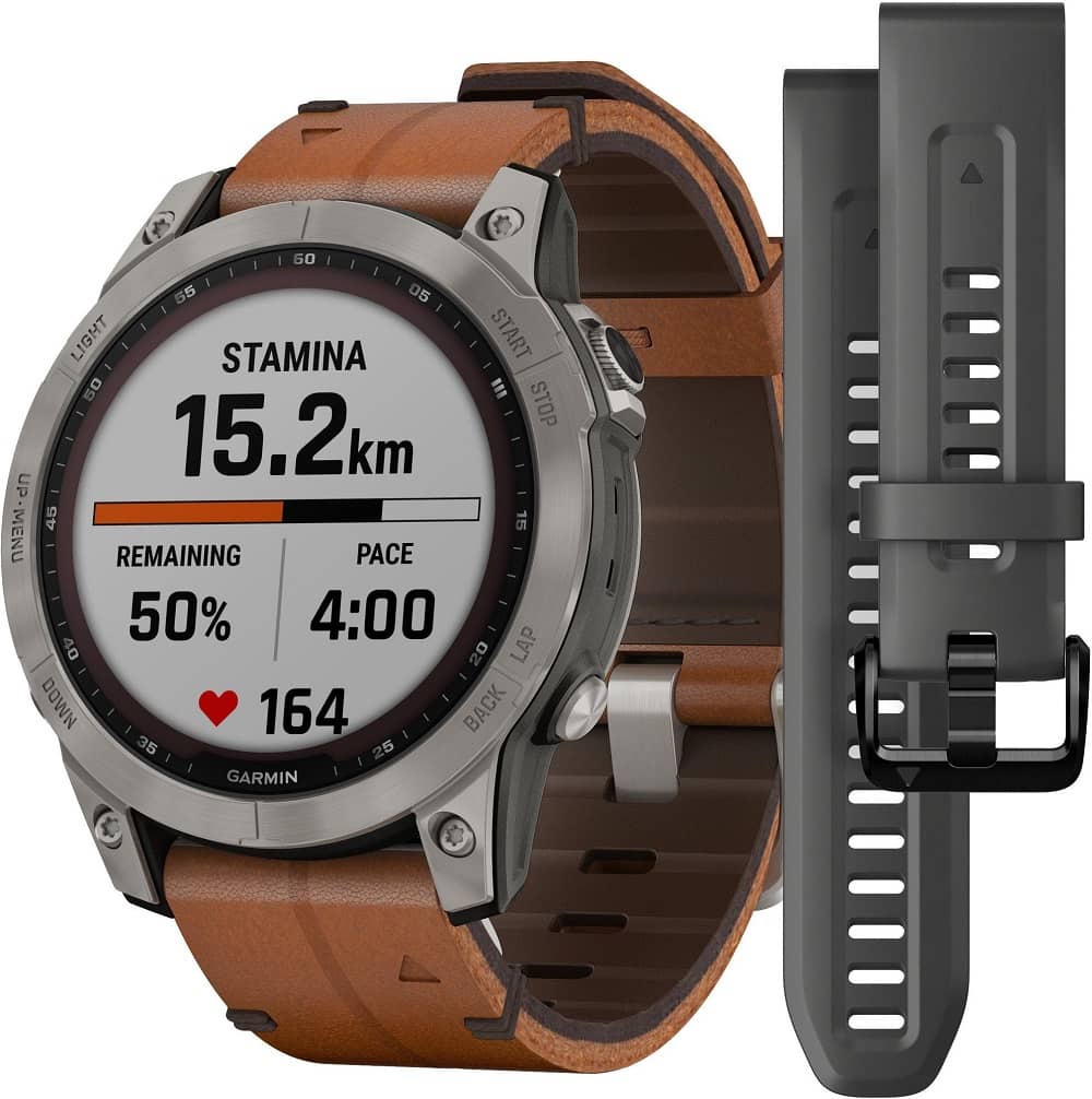 Montre Connectée Garmin Collection Fenix 7 Pro, Montre Connectée Homme, 010-02777-30